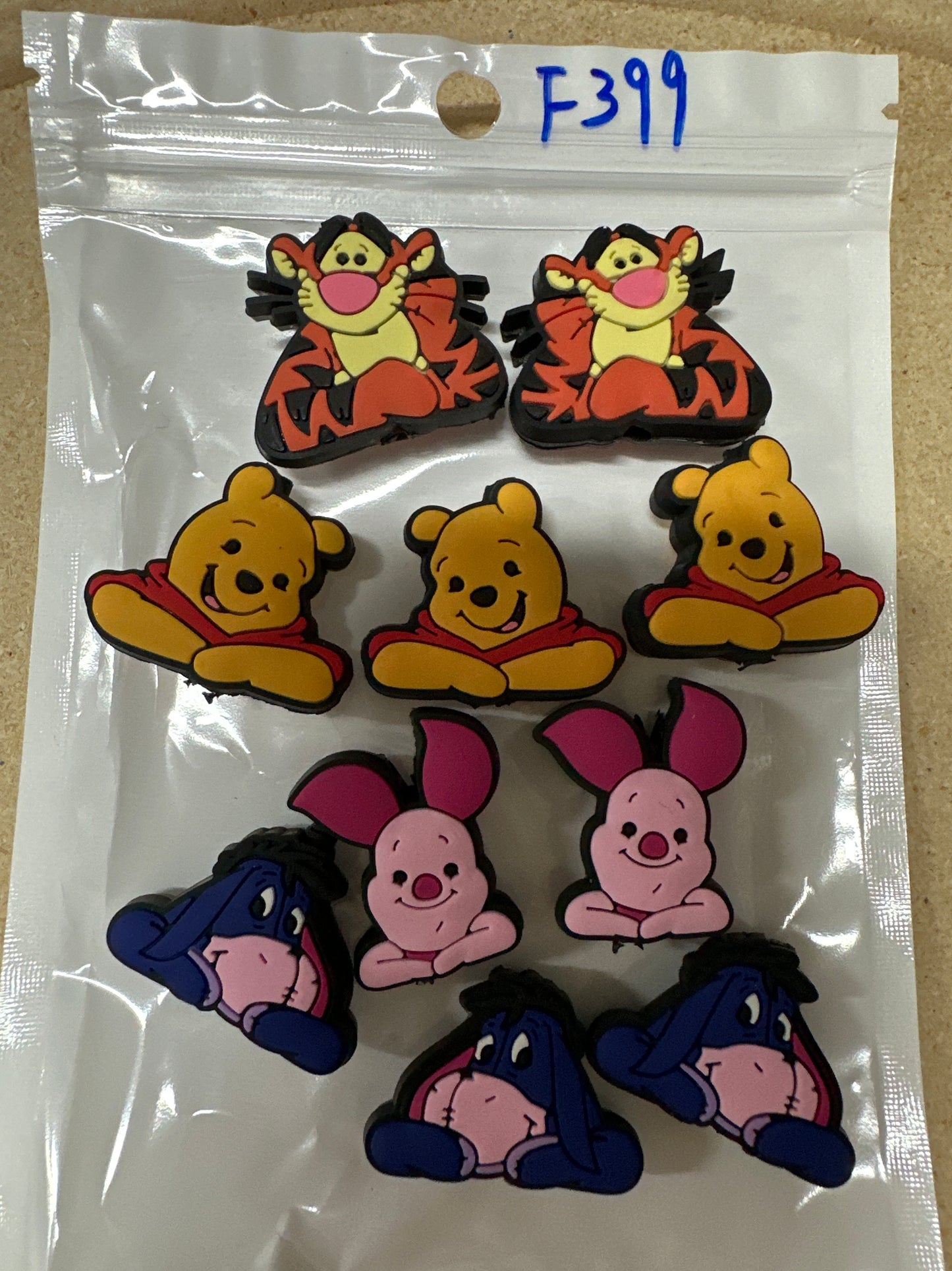 F399 $4/10 pcs