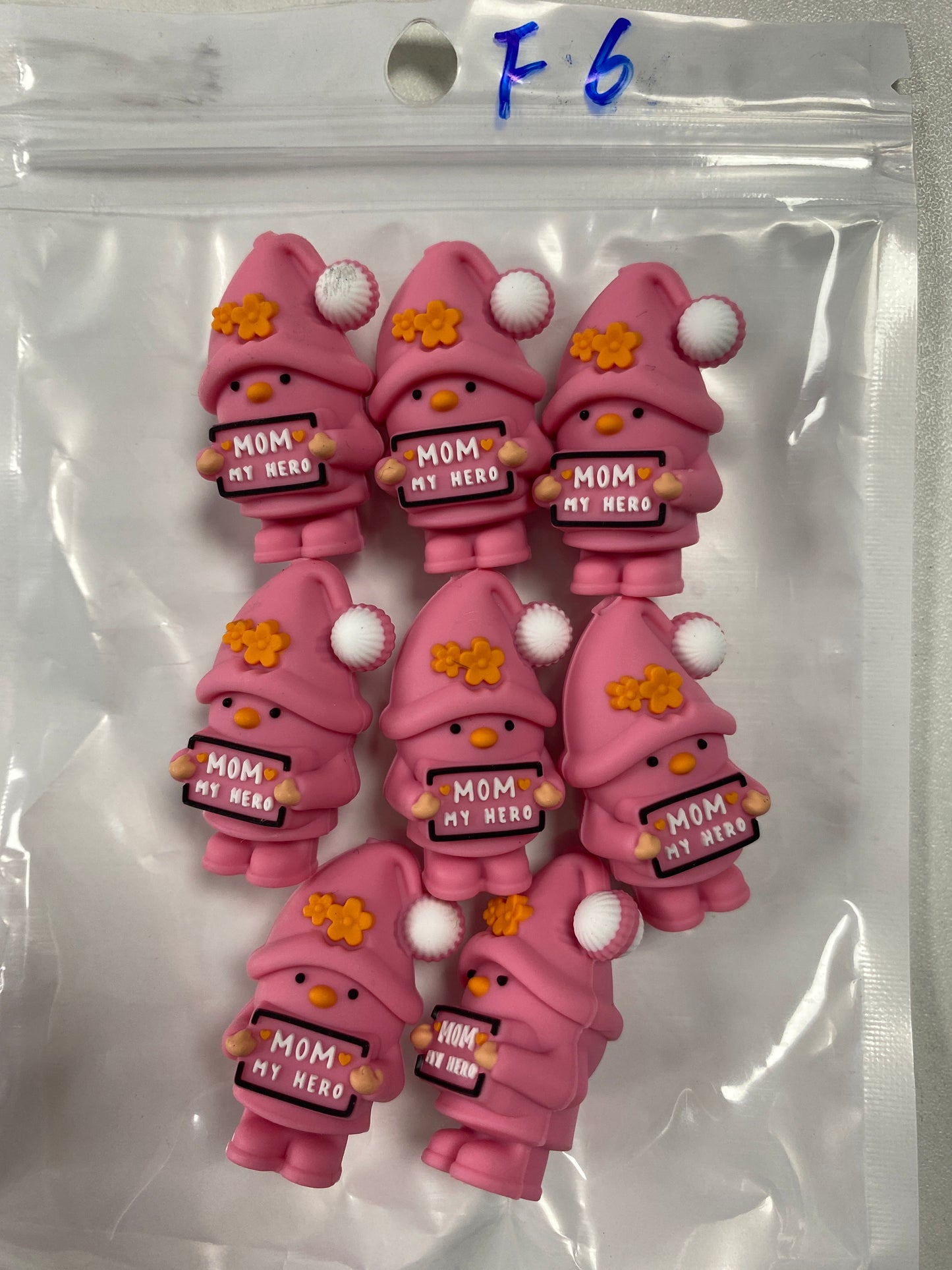 F6 MOM MY HERO $4/8pcs