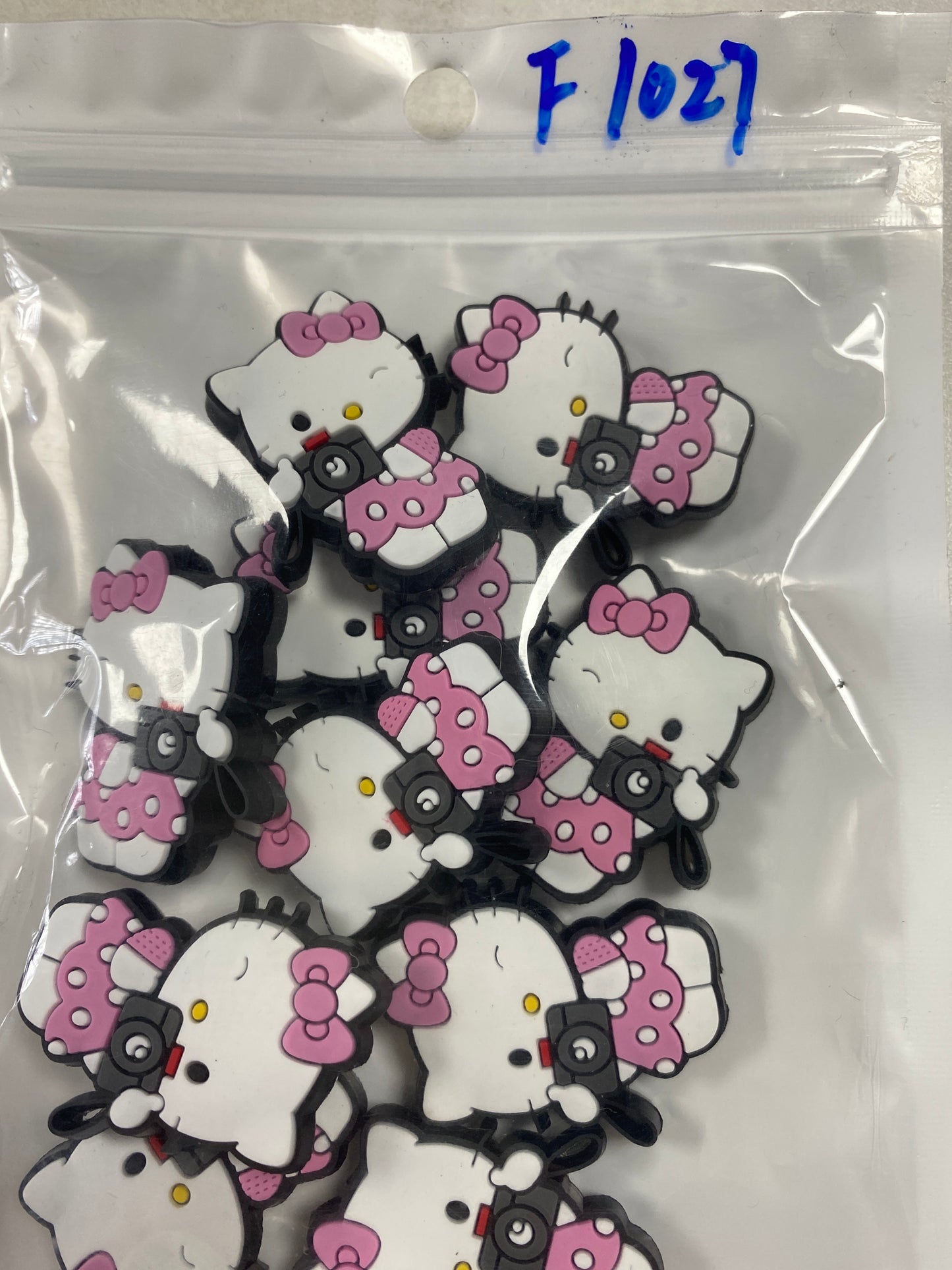 F1027 Pink Bow HK $5/10pcs