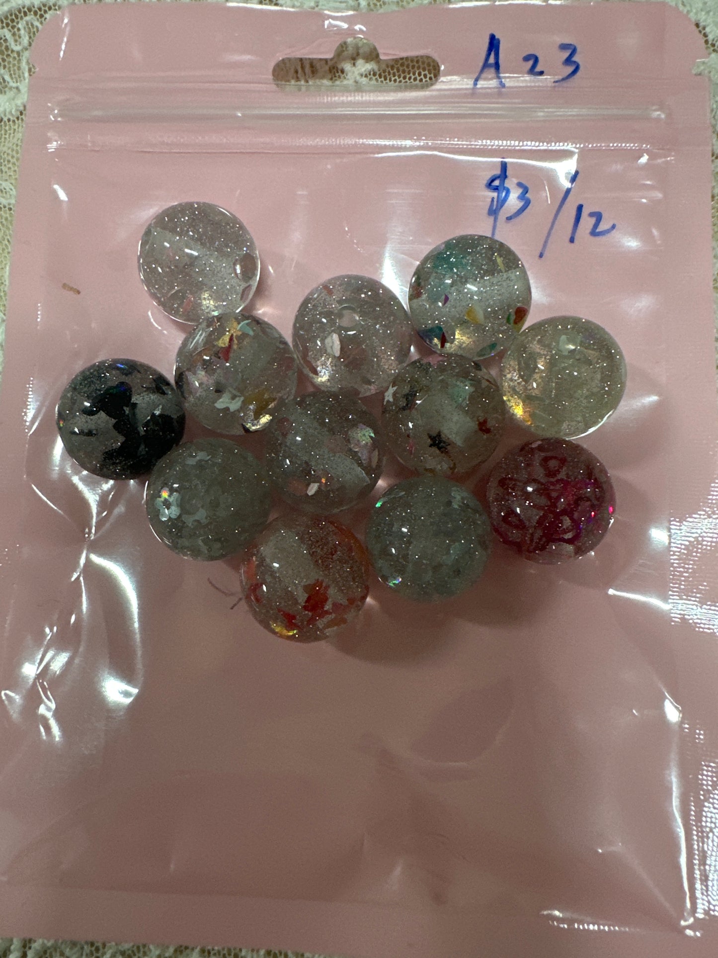 A23 $3/12pcs 16mm