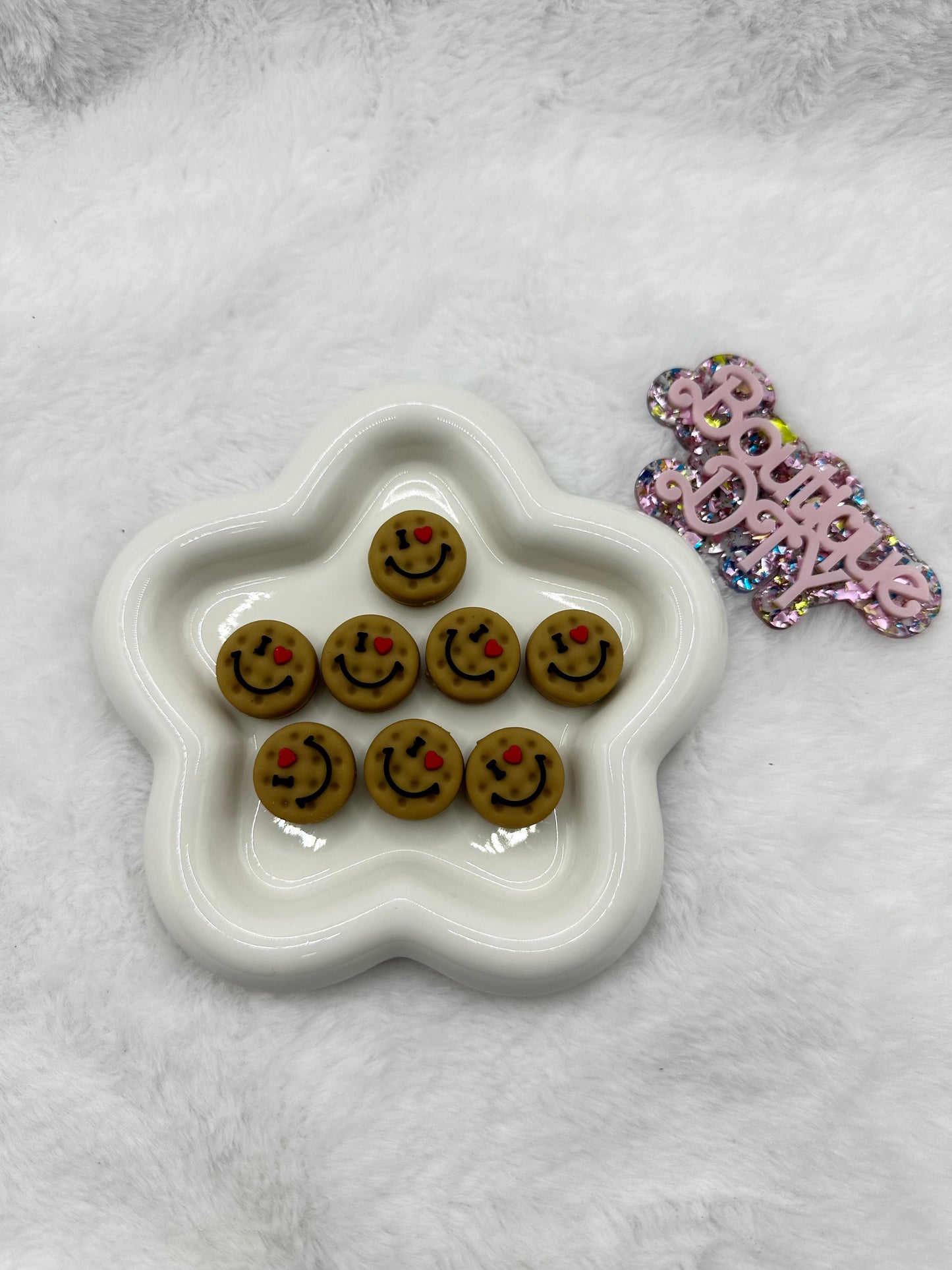 F394 3D Smiling Face Cookies $4/8pcs