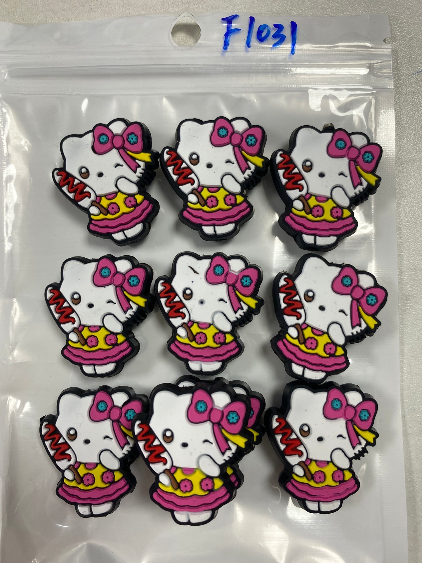 F1031 Pink Bow HK$5/10pcs