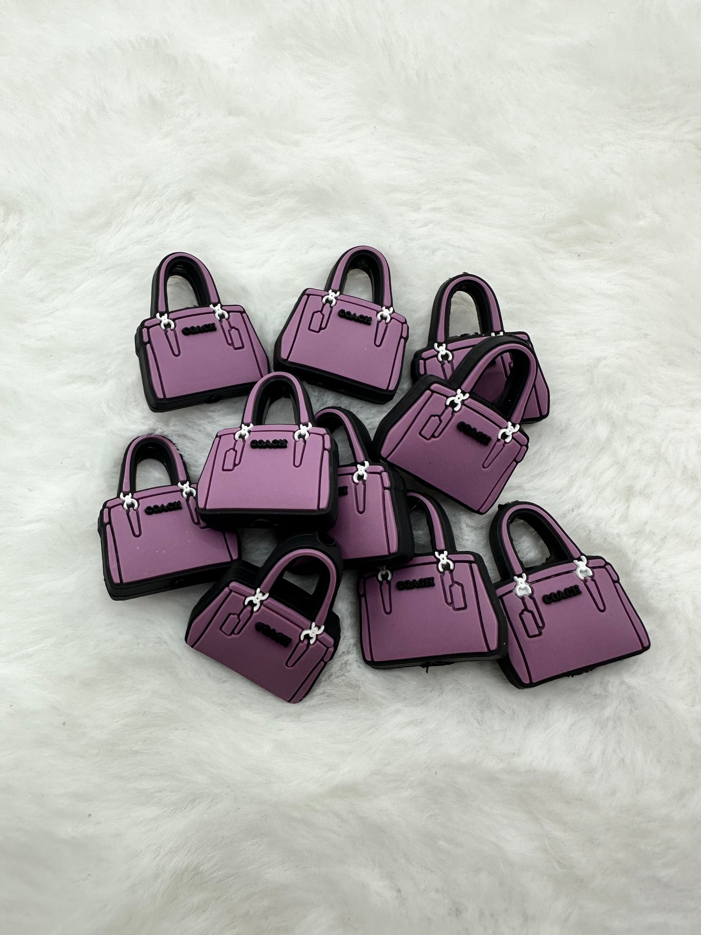 F874 Purple Coach Bag $4/10pcs