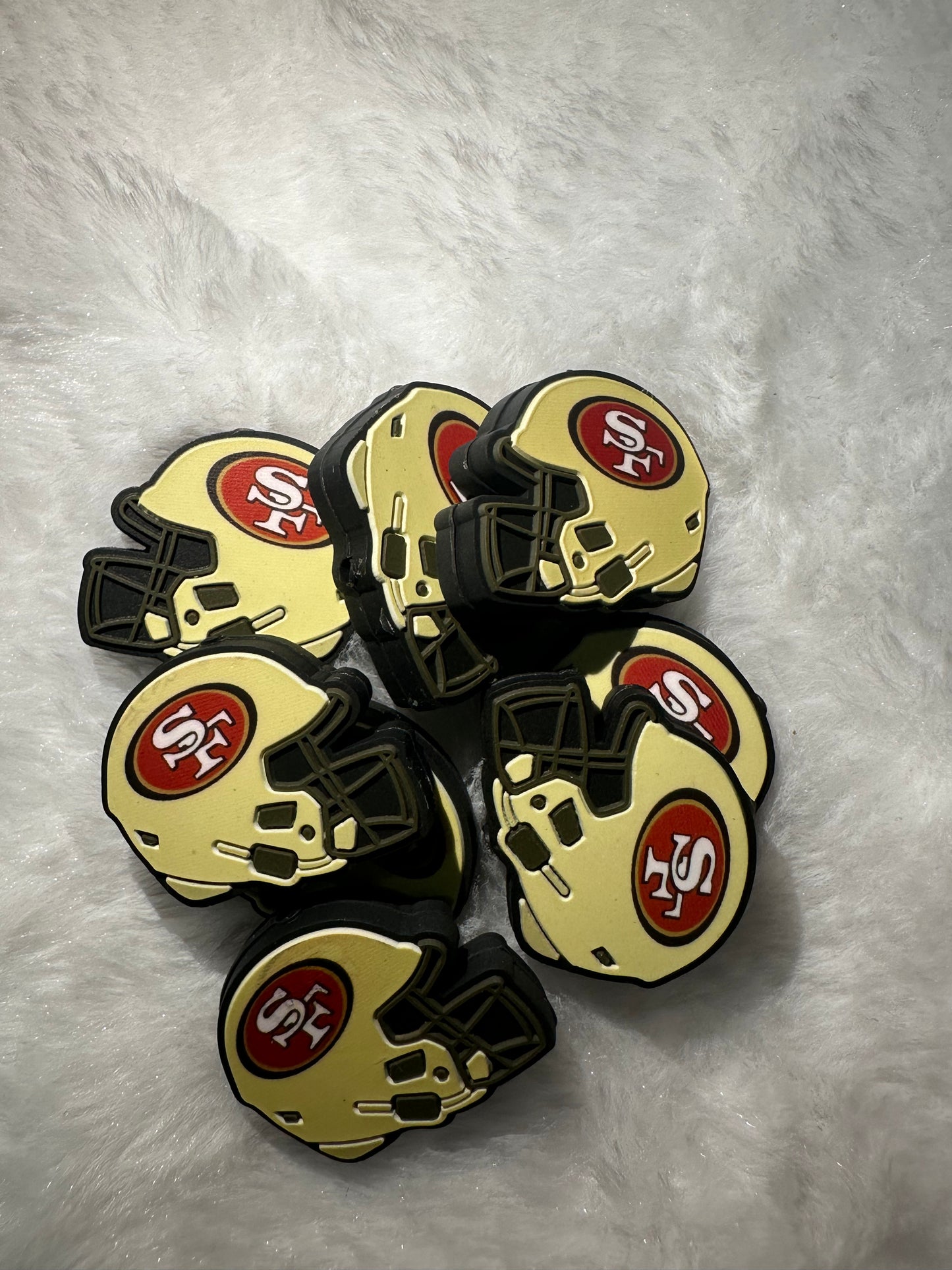 Y7 San Francisco 49ers 3D Helmet $5/8 Pcs