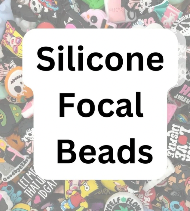 silicone focal beads