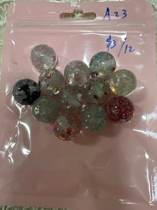 A23 $3/12pcs 16mm