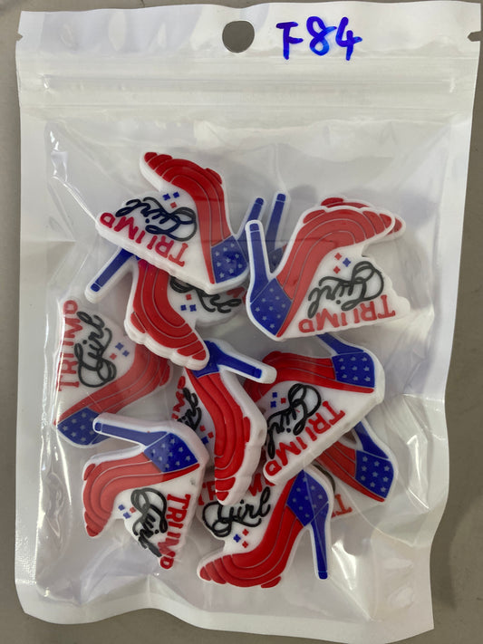 F84 Trump Heels $4/10pcs