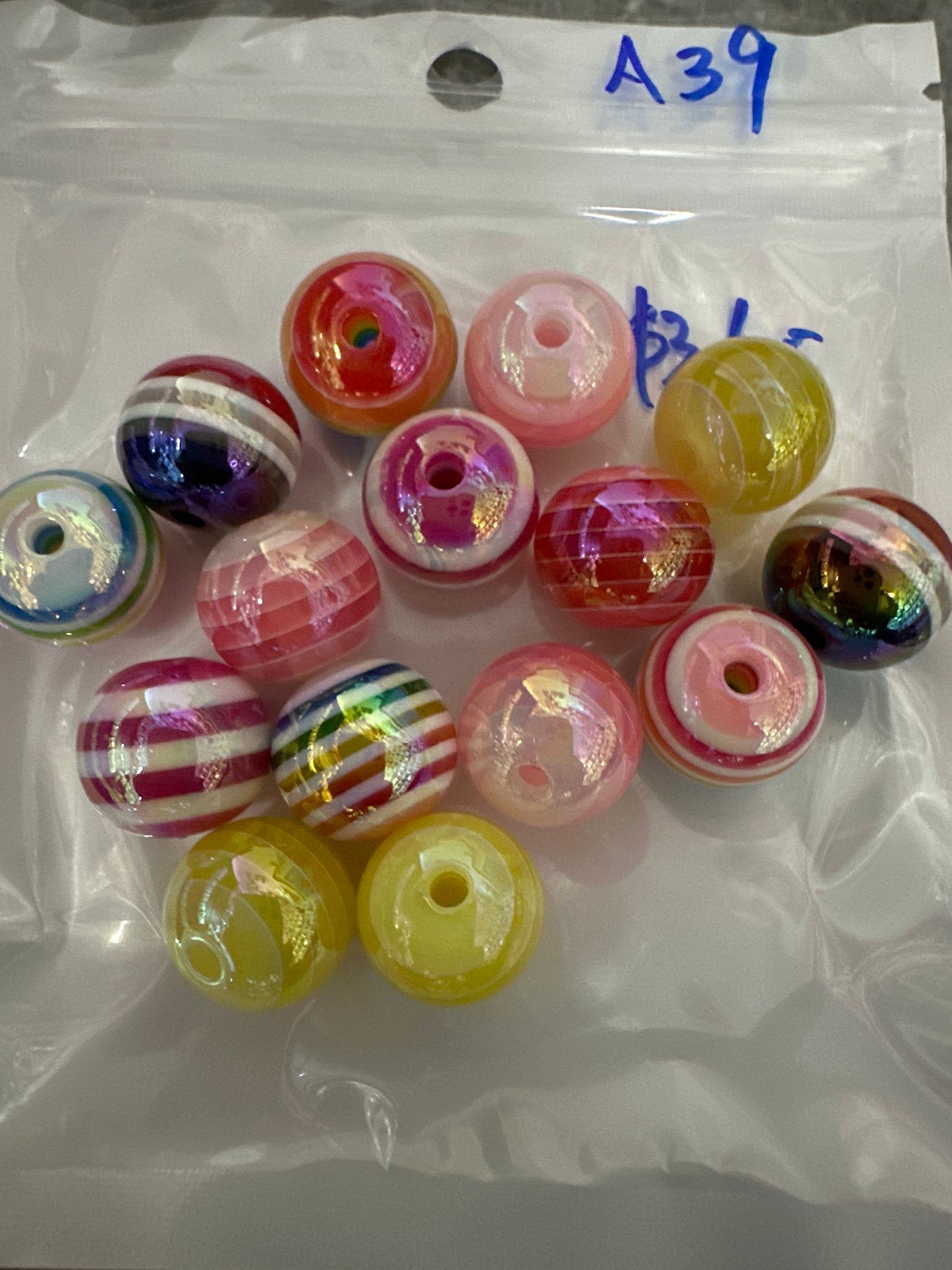 A39 $3/15pcs 16mm
