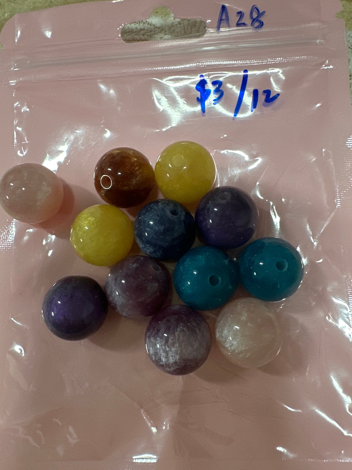 A28 $3/12pcs 16mm