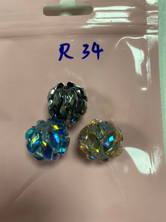 R34 $3/3pcs20m m