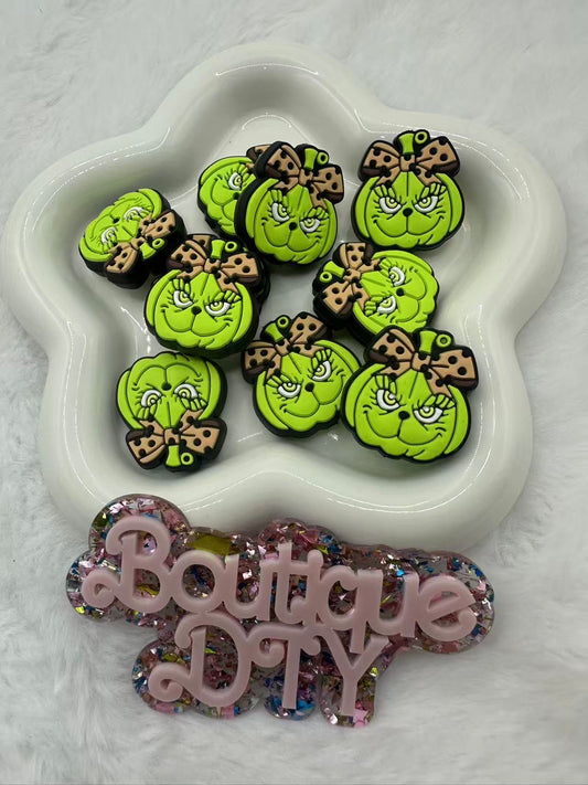 F709 Grinch Halloween Pumpkin $4/10pcs